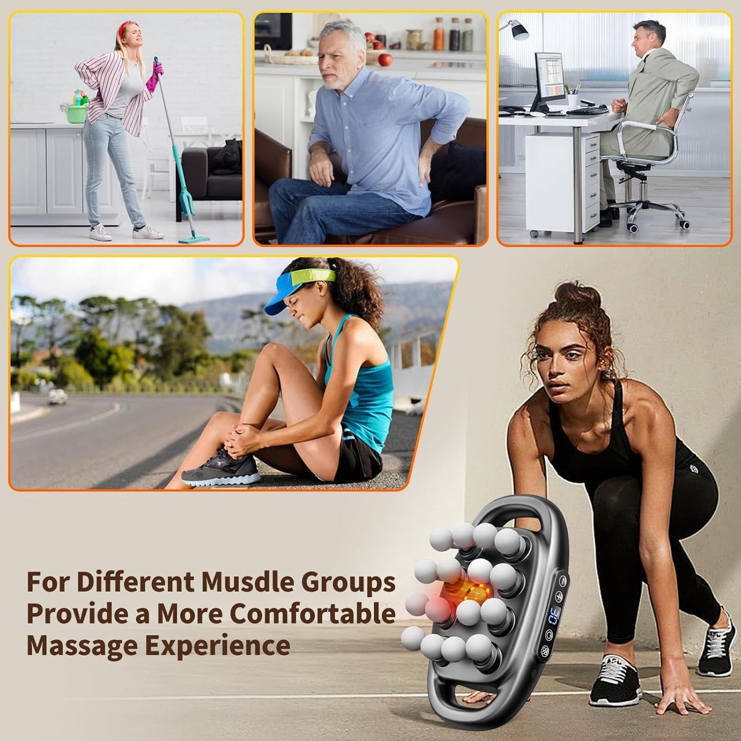 Ease Deep Knots & Muscle tension in Minutes
